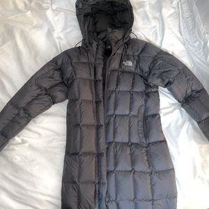 The North Face Mid-Length Puffer with Detachable Hood